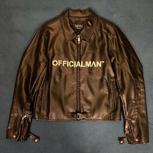 Boohoo Black Leather Jacket